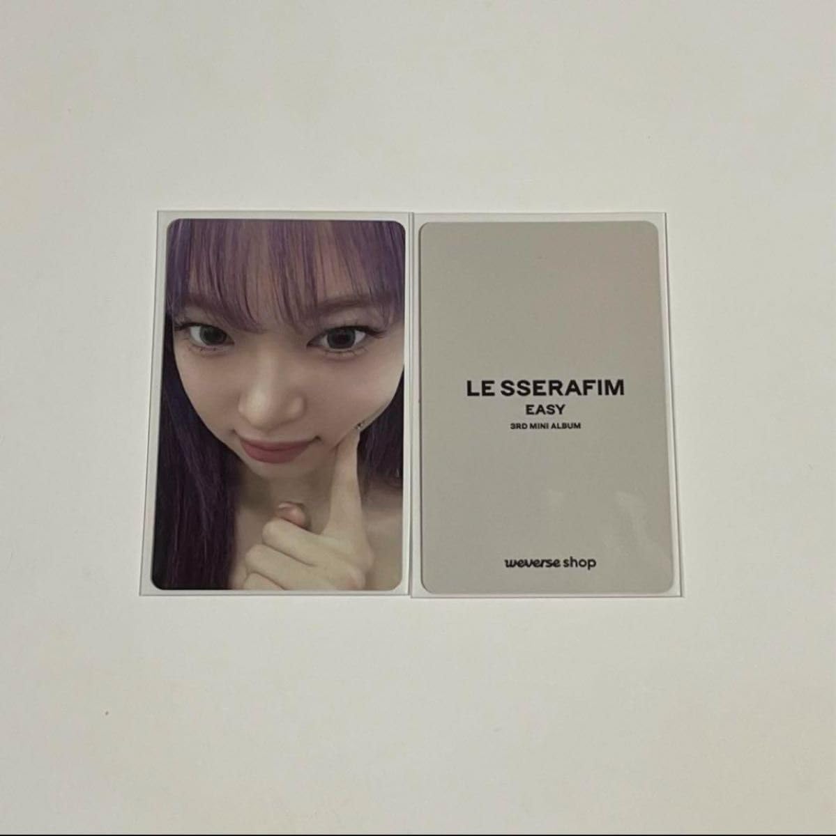 Amazon.co.jp: lesserafim ルセラフィム easy ウンチェ weverse限定